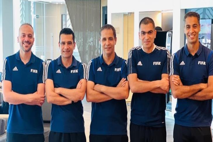 طاقم مصري في افتتاح البطولة العربية